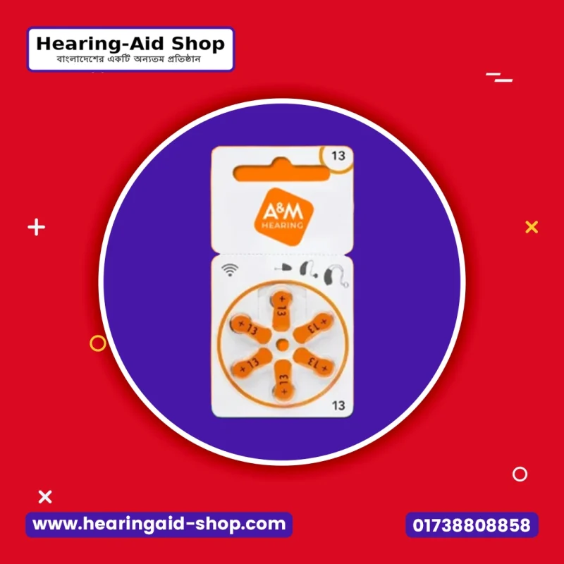 A & M 13 Size Hearing Aid Battery Price in Bangladesh